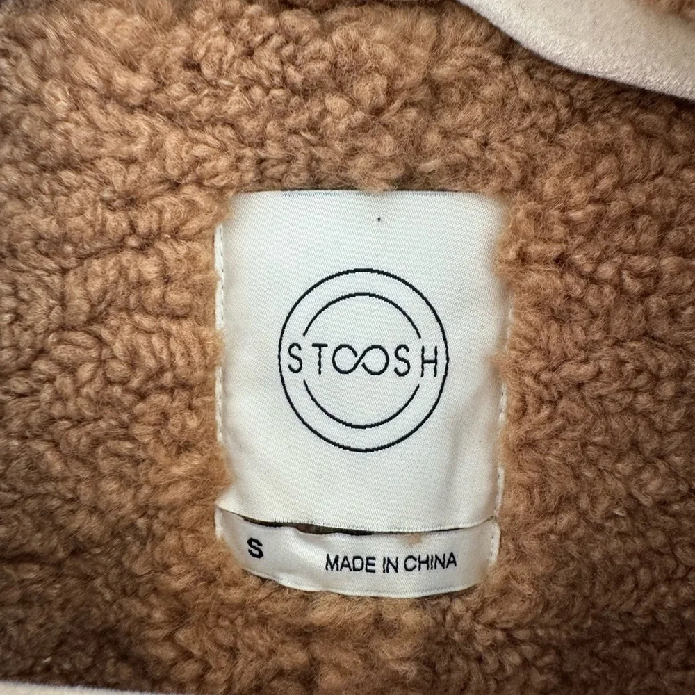 Stoosh Women's Brown Teddy Jacket